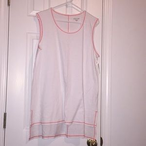 Slubby organic cotton jersey tunic